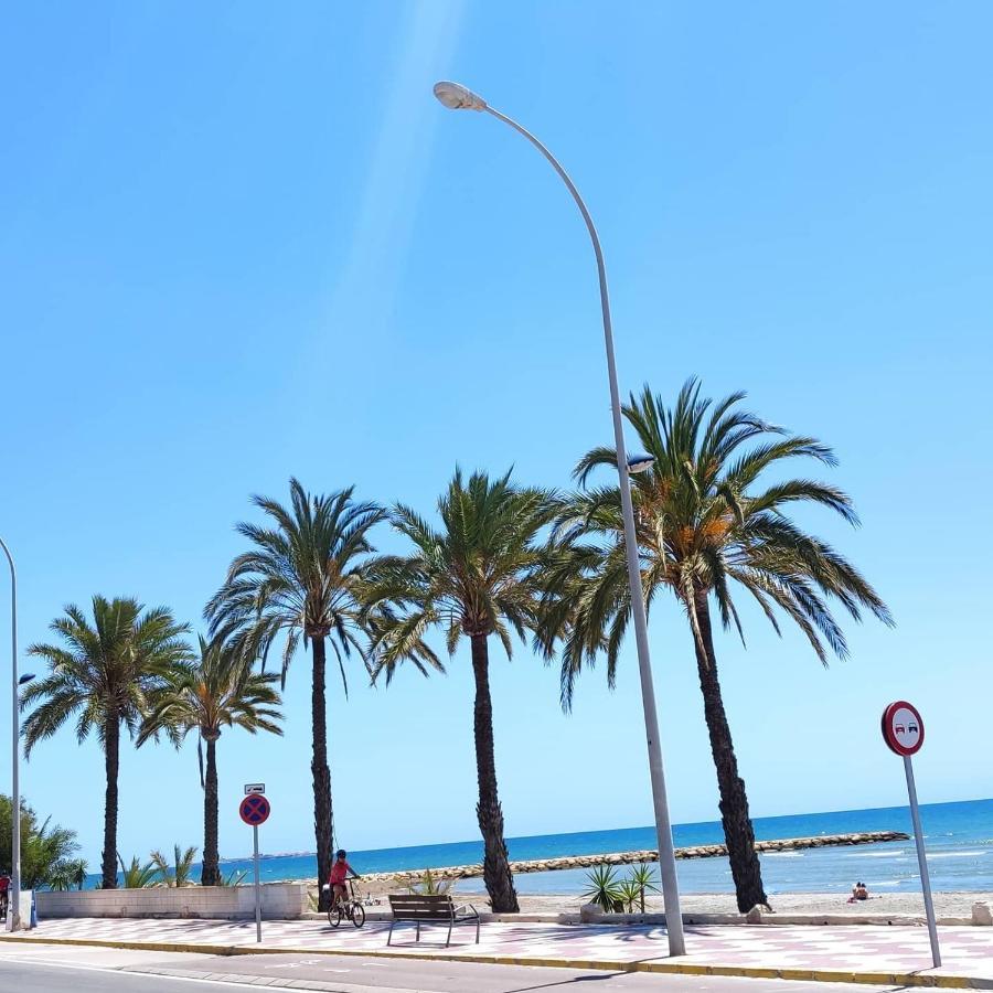 Beautiful Flat With Sea View And Sound Of The Surf Apartment Santa Pola Bagian luar foto