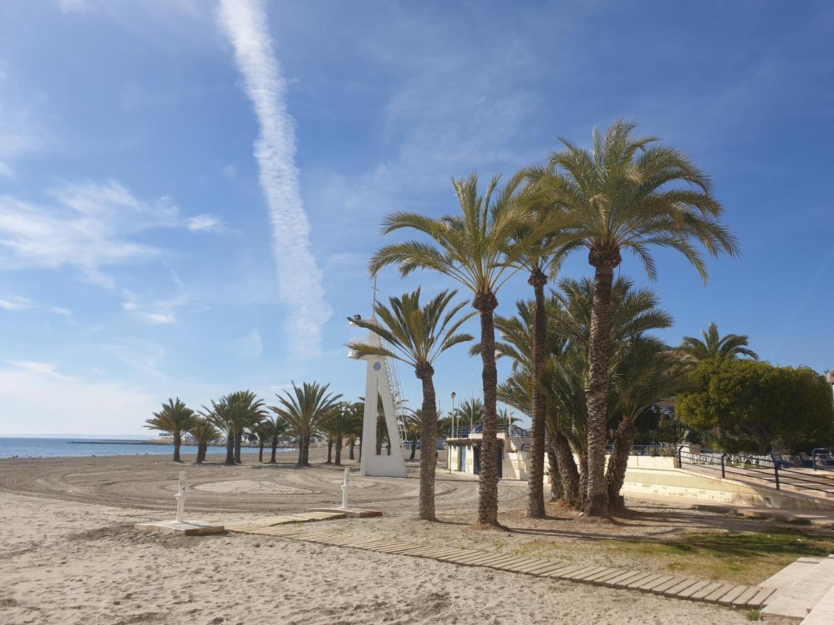 Beautiful Flat With Sea View And Sound Of The Surf Apartment Santa Pola Bagian luar foto